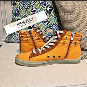 Kim and ZoZi high top sneakers